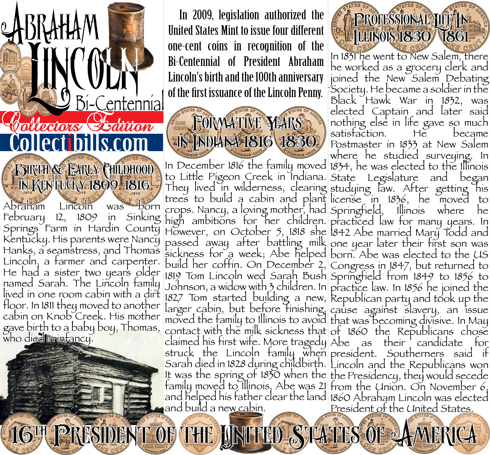 Lincoln trifold brochure