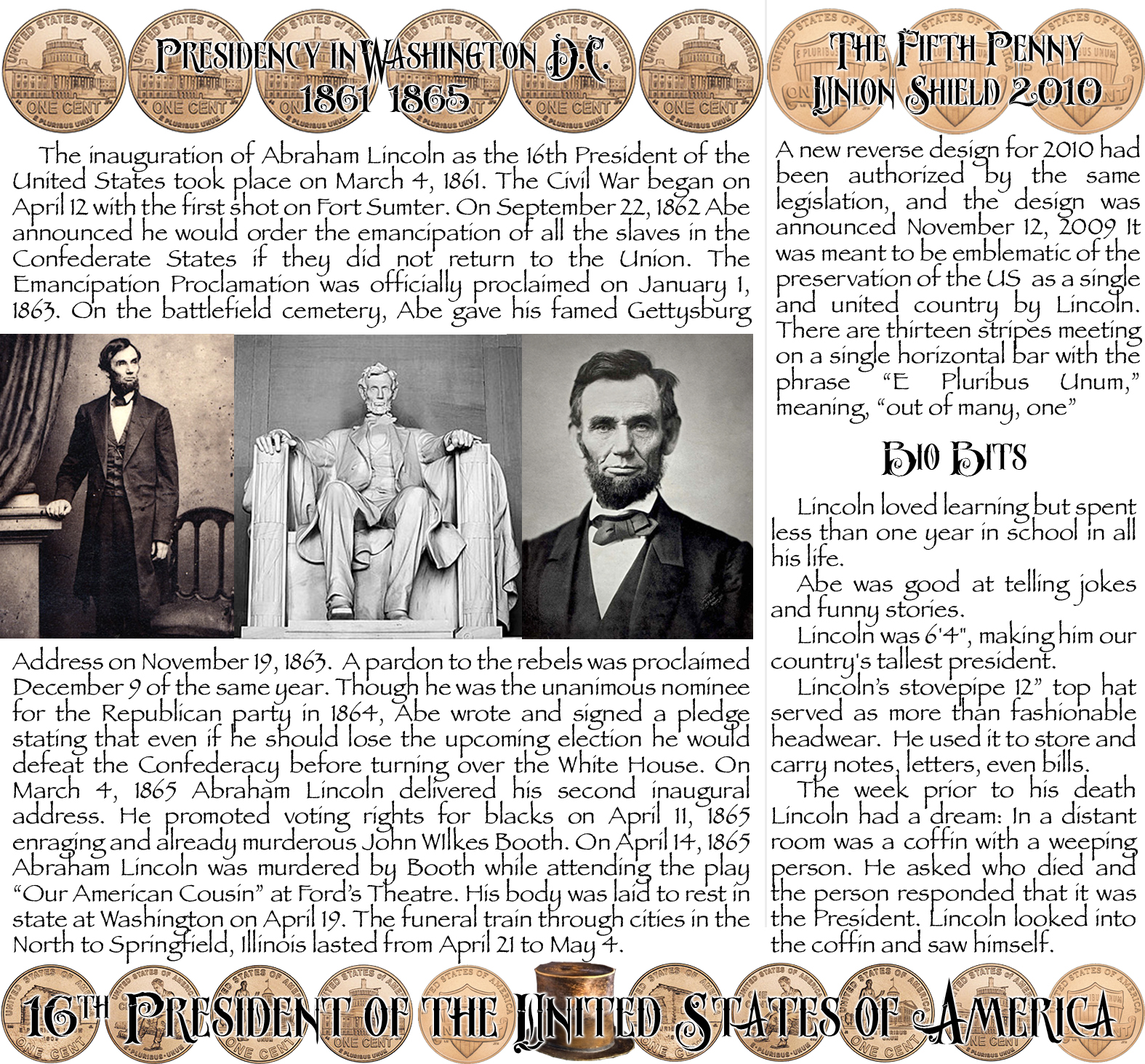 Lincoln trifold details